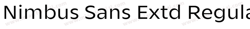 Nimbus Sans Extd Regular字体转换